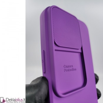 Švelnus guminis dėklas su kameros apsauga - violetinis (Apple Iphone 14 Pro) Švelnus guminis dėklas su kameros apsauga - violetinis (Apple Iphone 14 Pro)